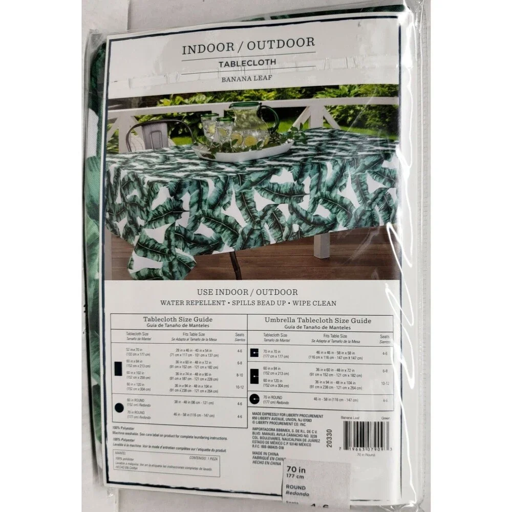 Printed Fabric Tablecloth 70